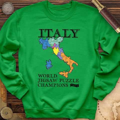 Italy Jigsaw Puzzle Crewneck