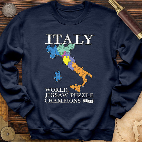 Italy Jigsaw Puzzle Crewneck