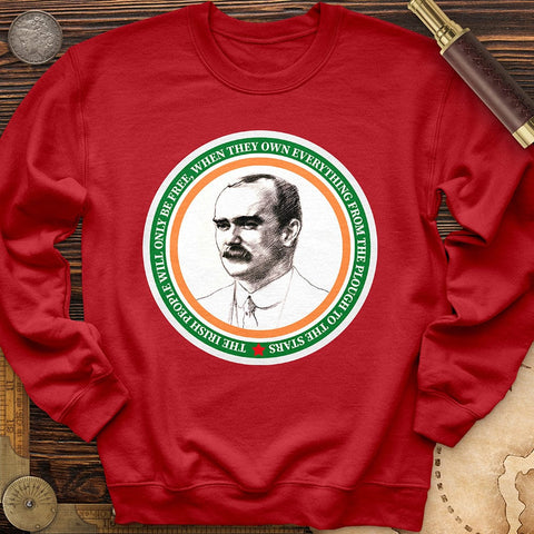 James Connolly Crewneck Red / S