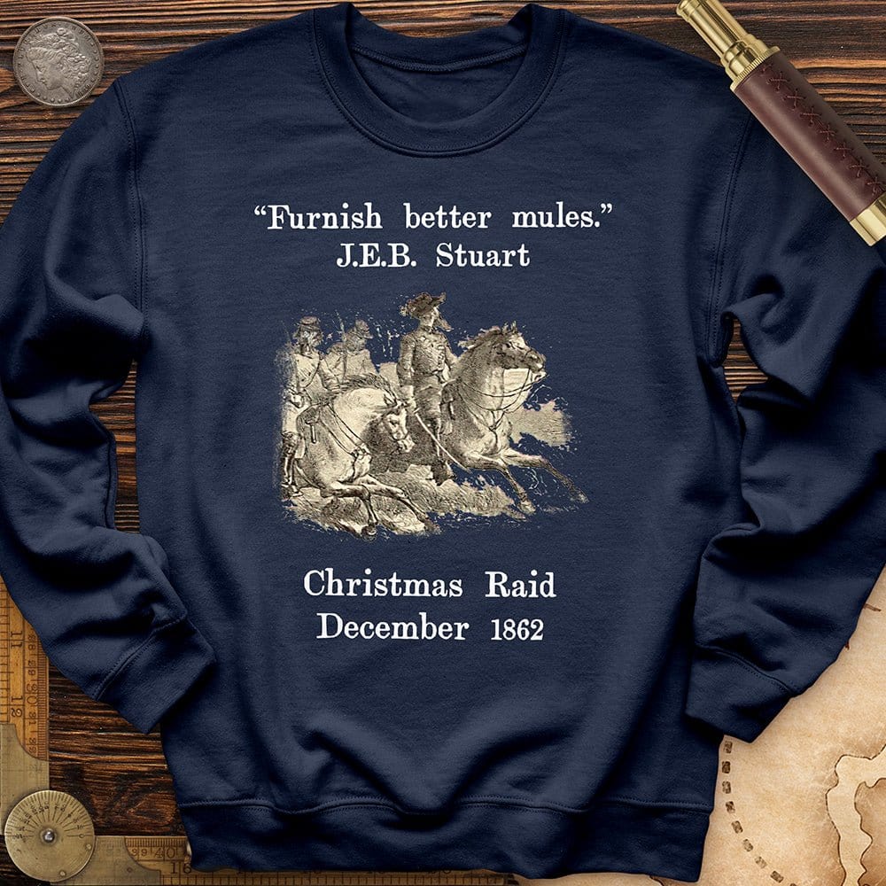 JEB Stuart Christmas Raid Crewneck | HistoreeTees