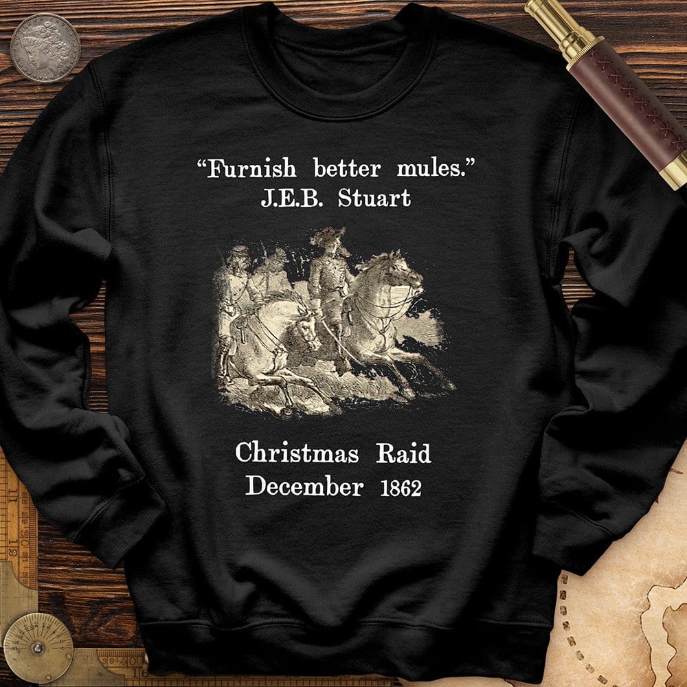JEB Stuart Christmas Raid Crewneck | HistoreeTees