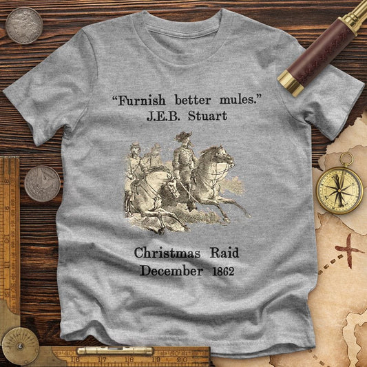 JEB Stuart Christmas Raid Premium Quality Tee | HistoreeTees