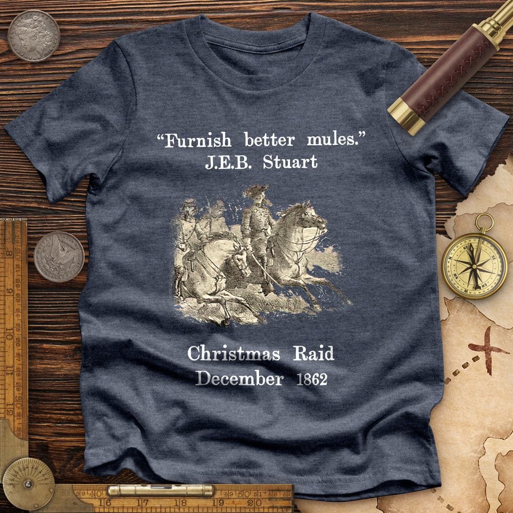 JEB Stuart Christmas Raid Premium Quality Tee | HistoreeTees