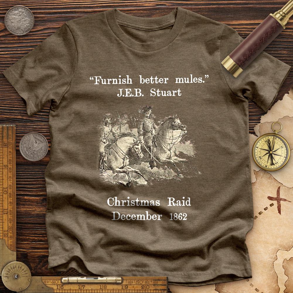 JEB Stuart Christmas Raid Premium Quality Tee | HistoreeTees