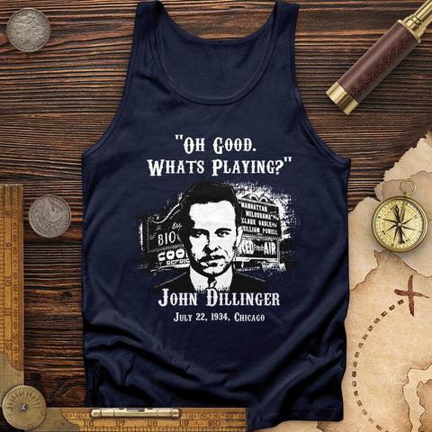 John Dillinger Let's Go To Movies Tank