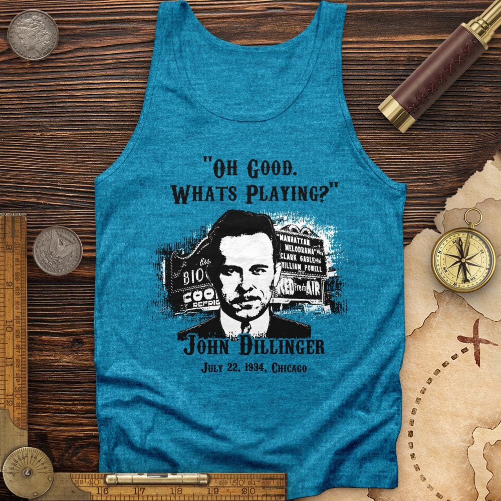 John Dillinger Let's Go To Movies Tank
