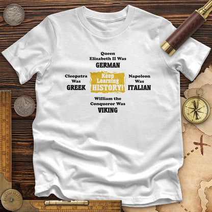 Keep Learning History Premium Tee