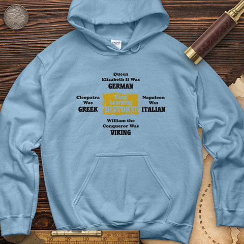 Keep Learning History Hoodie