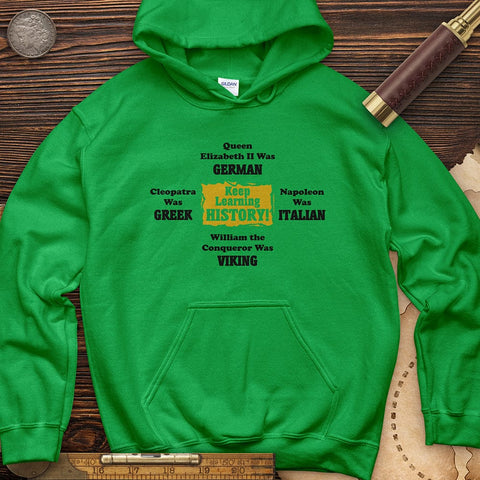 Keep Learning History Hoodie