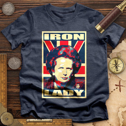 Margaret Thatcher T-Shirt Heather Navy / S
