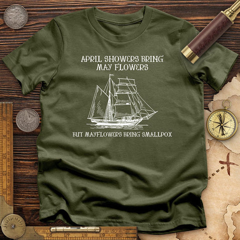 Mayflower T-Shirt Military Green / S