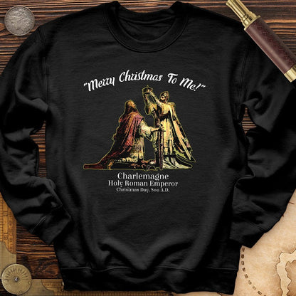 Merry Christmas Charlemagne Crewneck | HistoreeTees