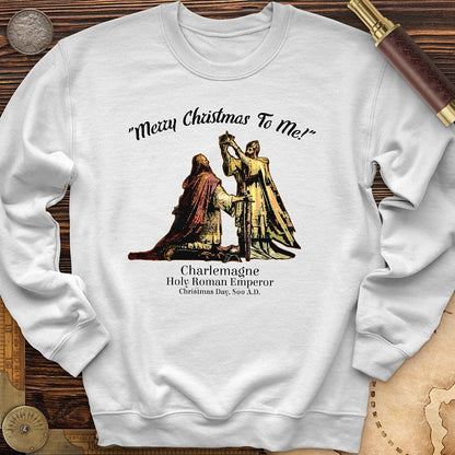 Merry Christmas Charlemagne Crewneck | HistoreeTees