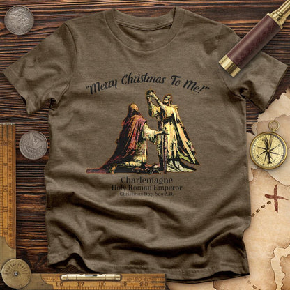 Merry Christmas Charlemagne Premium Quality Tee | HistoreeTees