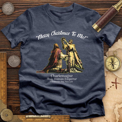 Merry Christmas Charlemagne Premium Quality Tee | HistoreeTees