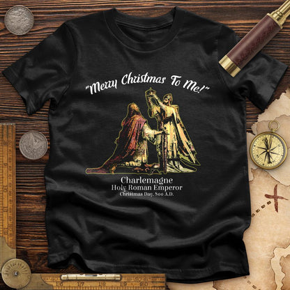Merry Christmas Charlemagne Premium Quality Tee | HistoreeTees