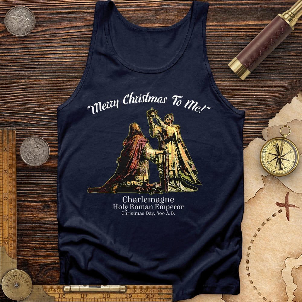 Merry Christmas Charlemagne Tank | HistoreeTees