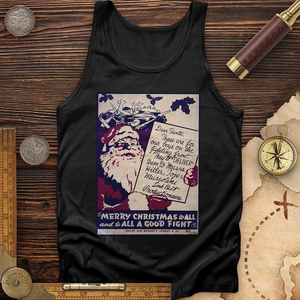 Merry Christmas To All And To All A Good Fight Tank | HistoreeTees
