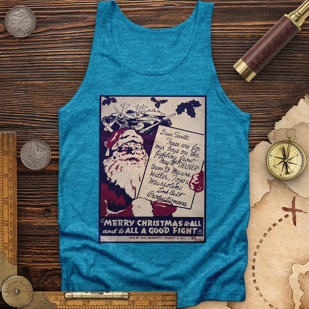 Merry Christmas To All And To All A Good Fight Tank | HistoreeTees