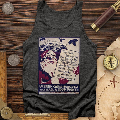 Merry Christmas To All And To All A Good Fight Tank | HistoreeTees