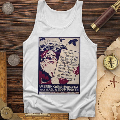 Merry Christmas To All And To All A Good Fight Tank | HistoreeTees