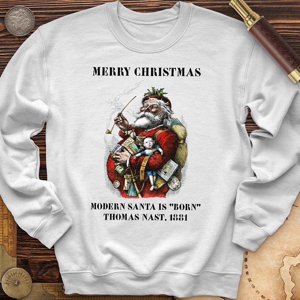 Modern Santa Claus Crewneck | HistoreeTees
