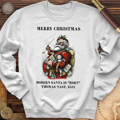 Modern Santa Claus Crewneck | HistoreeTees