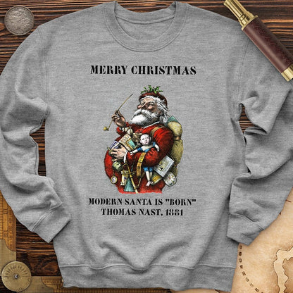 Modern Santa Claus Crewneck | HistoreeTees