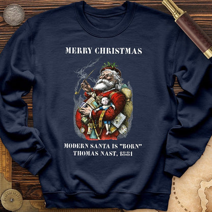 Modern Santa Claus Crewneck | HistoreeTees