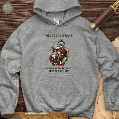 Modern Santa Claus Hoodie | HistoreeTees