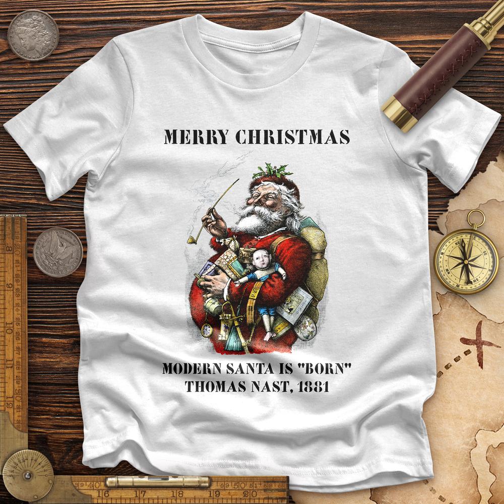 Modern Santa Claus Premium Quality Tee | HistoreeTees