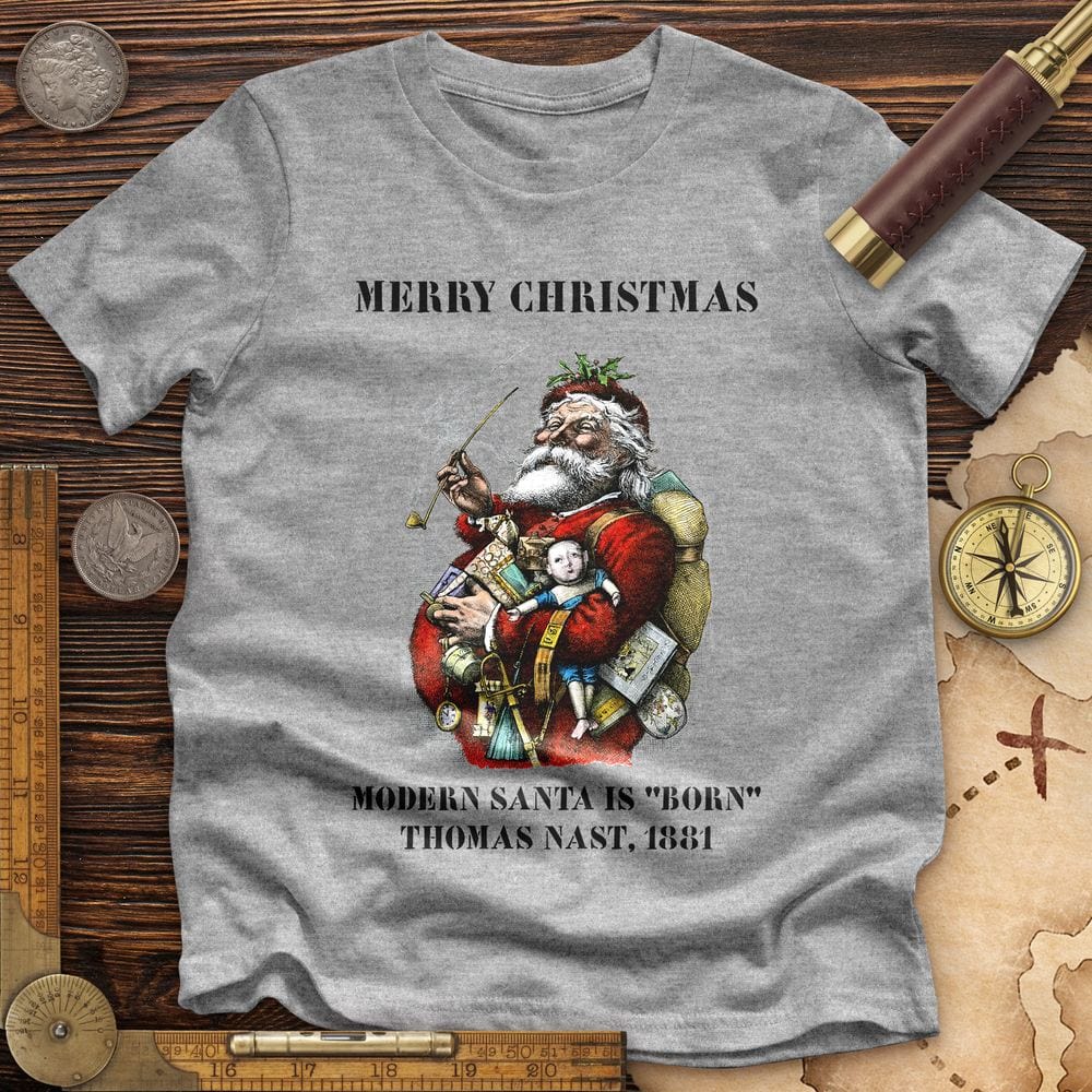 Modern Santa Claus Premium Quality Tee | HistoreeTees