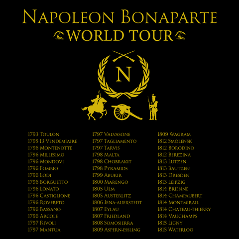 Napoleon World Tour T-Shirt