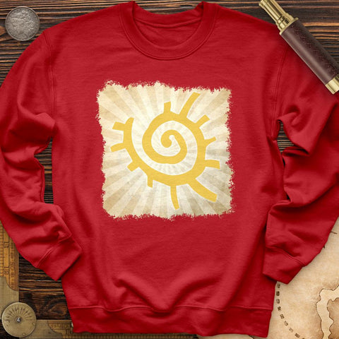 Native American Sun Symbol Crewneck