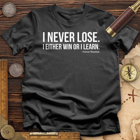 Never Lose T-Shirt Charcoal / S