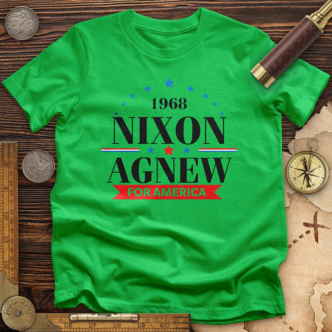 Nixon Agnew 68 T-Shirt Irish Green / S