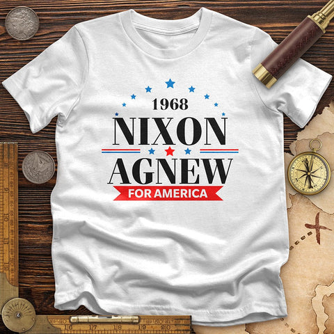 Nixon Agnew 68 T-Shirt White / S