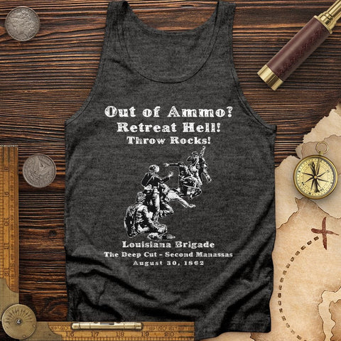 Out Of Ammo Throw Rocks Tank