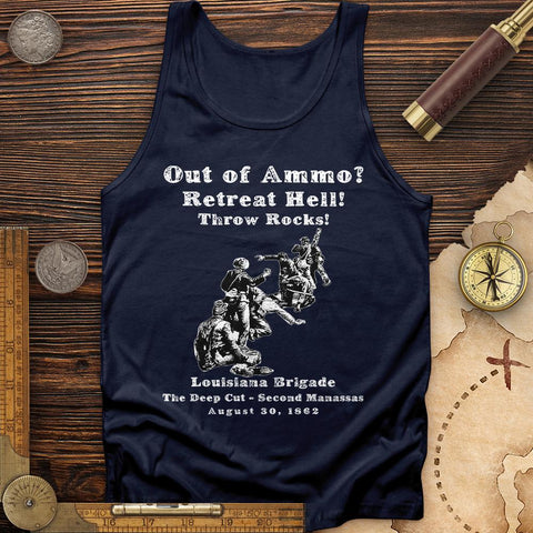 Out Of Ammo Throw Rocks Tank