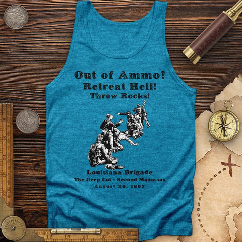 Out Of Ammo Throw Rocks Tank