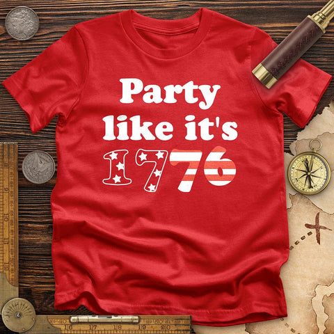 Party Like It's 1776 T-Shirt Red / S