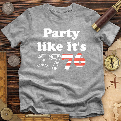 Party Like It's 1776 T-Shirt Sport Grey / S