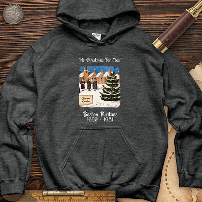 Puritans Banned Xmas Boston Hoodie | HistoreeTees