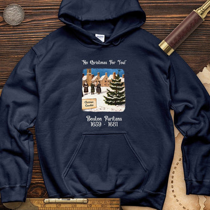 Puritans Banned Xmas Boston Hoodie | HistoreeTees