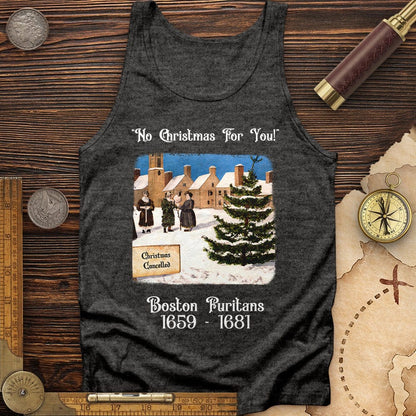 Puritans Banned Xmas Boston Tank | HistoreeTees