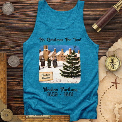 Puritans Banned Xmas Boston Tank | HistoreeTees