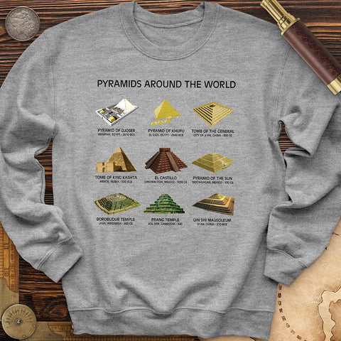 Pyramids Of The World Crewneck Sport Grey / S