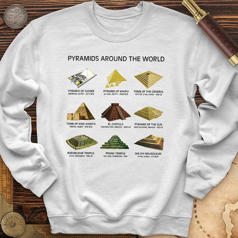 Pyramids Of The World Crewneck White / S