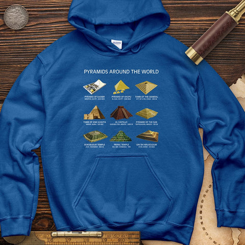 Pyramids Of The World Hoodie Royal / S