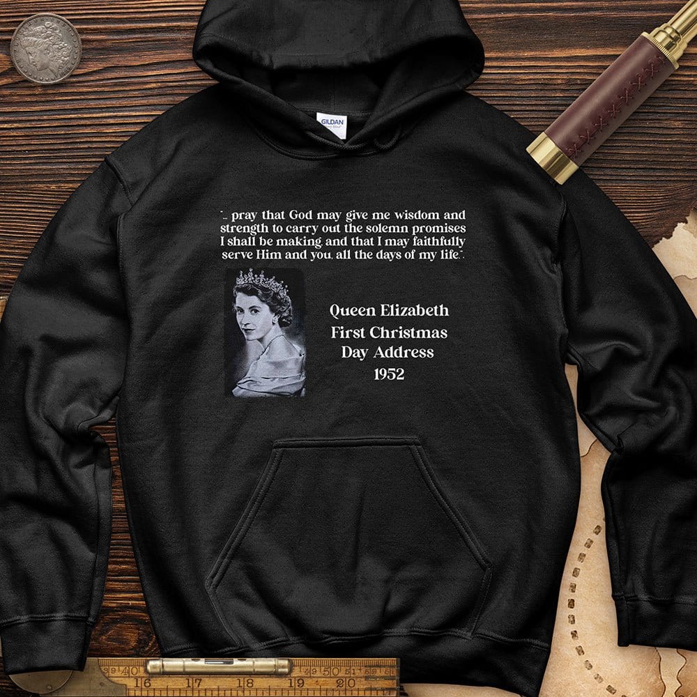 Queen Elizabeth II Xmas Address Hoodie | HistoreeTees